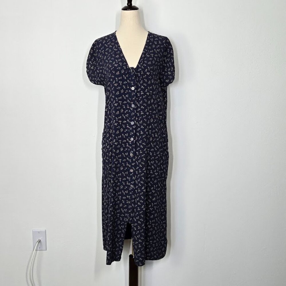 MADEWELL easy midi dress in spring fling Sz S - Picture 2 of 11